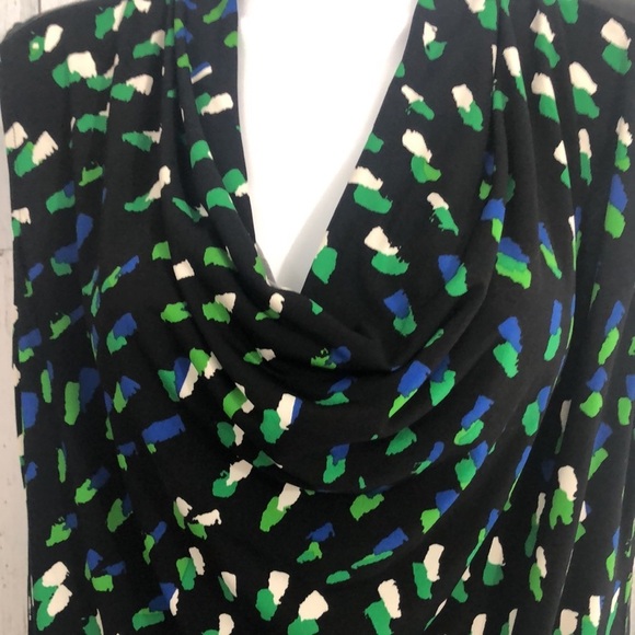 Chaus Slouching Neck Synthetic Leather Top Small - Picture 2 of 11